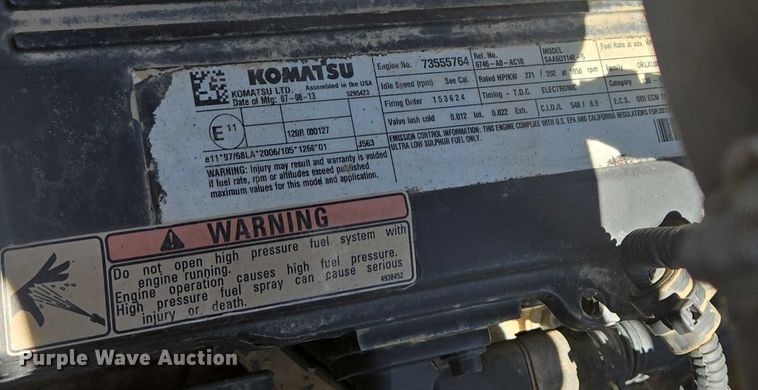 image for item DT7237 2014 Komatsu PC360LC-10 excavator