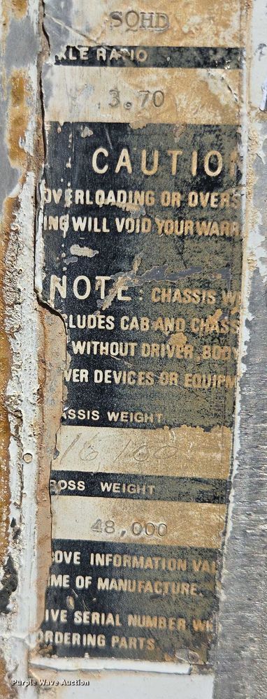 image for item DT7240 1977 Kenworth W900A truck cab and chassis