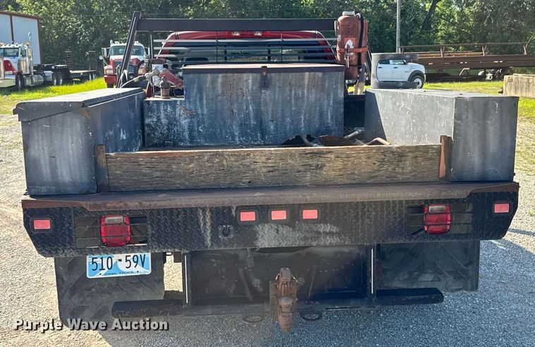 image for item DU9191 2007 Dodge Ram 3500 Quad Cab flatbed pickup truck