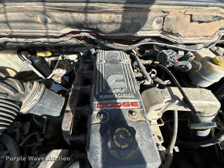 image for item DU9191 2007 Dodge Ram 3500 Quad Cab flatbed pickup truck