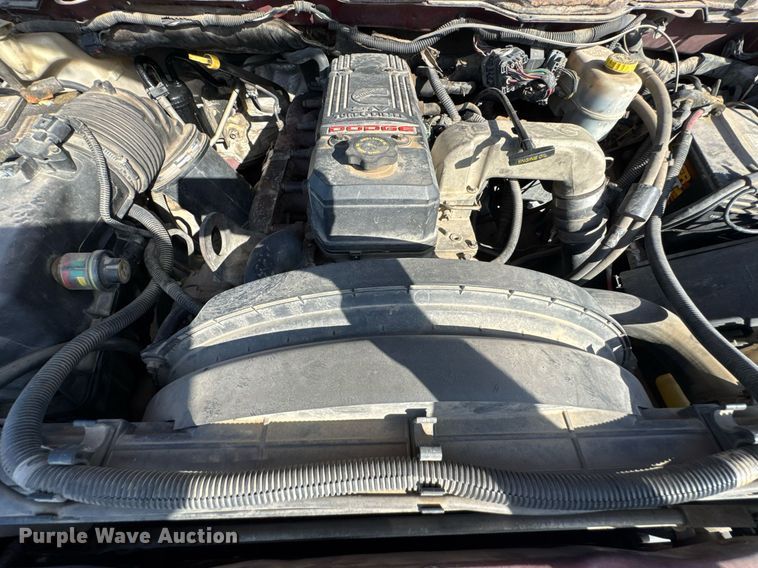 image for item DU9191 2007 Dodge Ram 3500 Quad Cab flatbed pickup truck