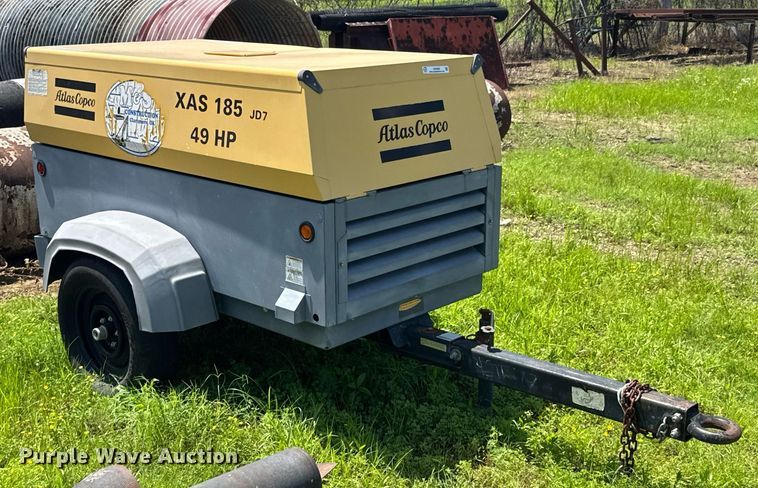 image for item DU9200 2011 Atlas XAS 185 JD7 air compressor