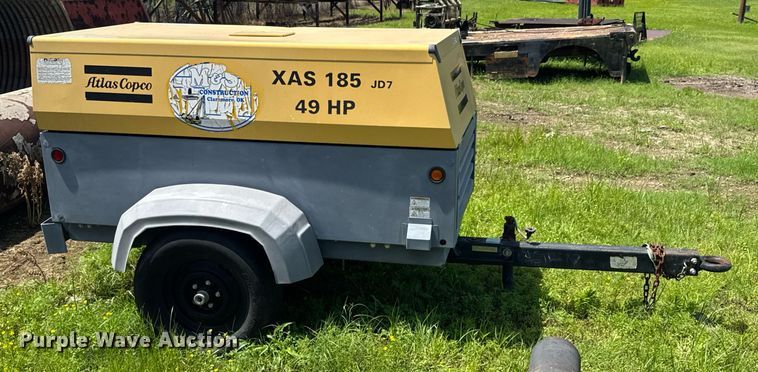 image for item DU9200 2011 Atlas XAS 185 JD7 air compressor