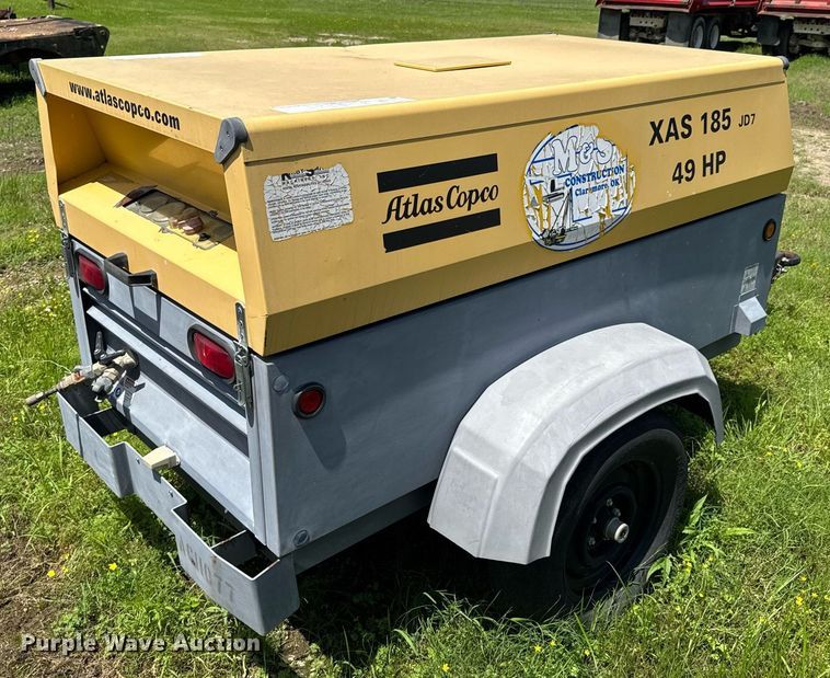 image for item DU9200 2011 Atlas XAS 185 JD7 air compressor