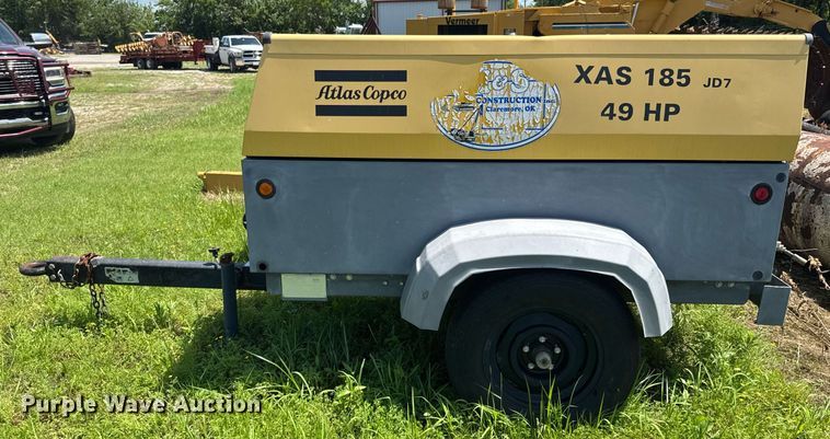 image for item DU9200 2011 Atlas XAS 185 JD7 air compressor