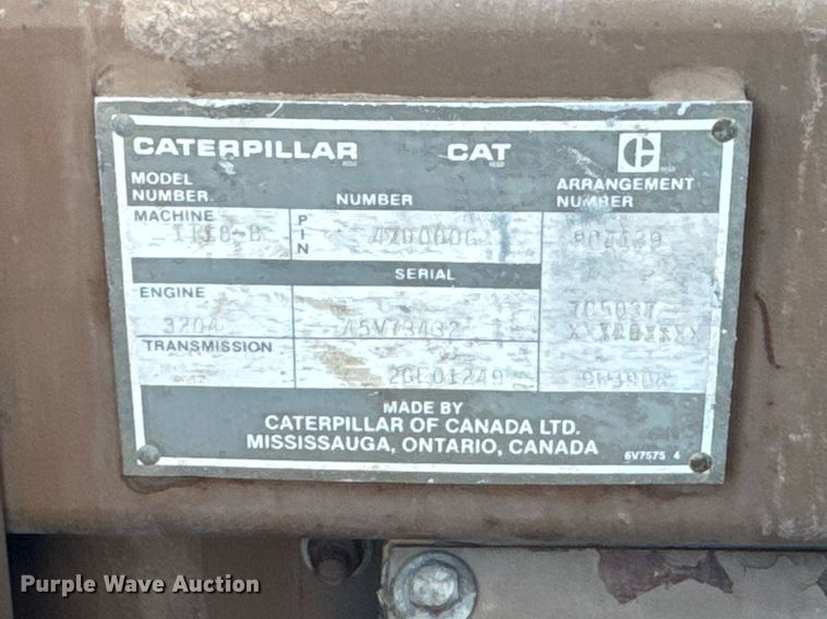 image for item DU9205 1988 Caterpillar IT18B wheel loader