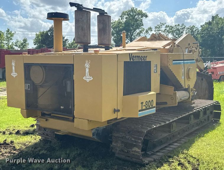 image for item DU9210 1986 Vermeer T800C trencher