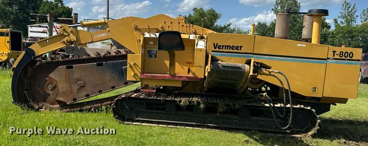 image for item DU9210 1986 Vermeer T800C trencher