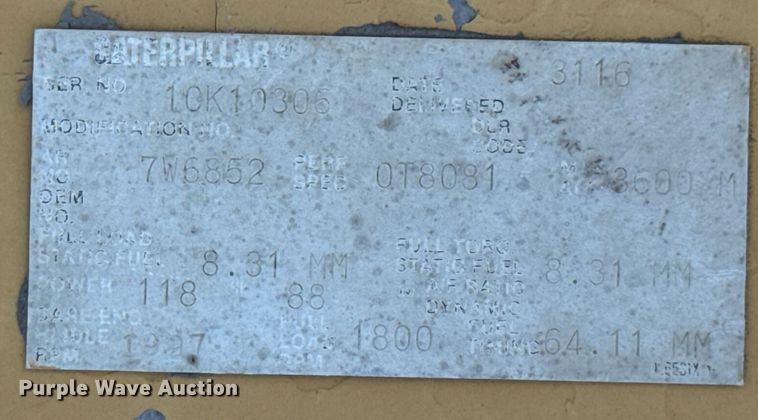 image for item DU9212 1991 Caterpillar EL200B excavator