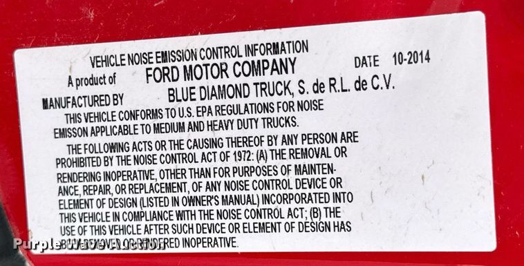 image for item DU9231 2015 Ford F650 utility / service truck