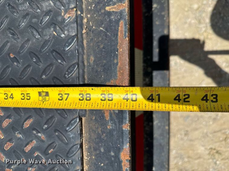 image for item DU9259 2013 Pitts Trailers drop deck equipment trailer