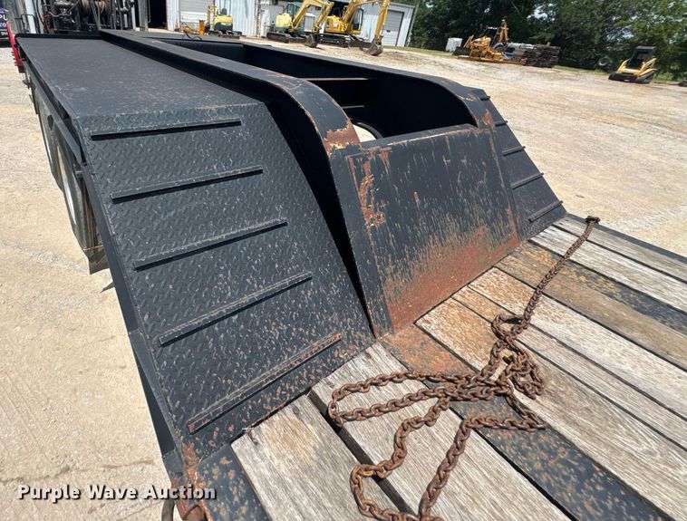 image for item DU9259 2013 Pitts Trailers drop deck equipment trailer