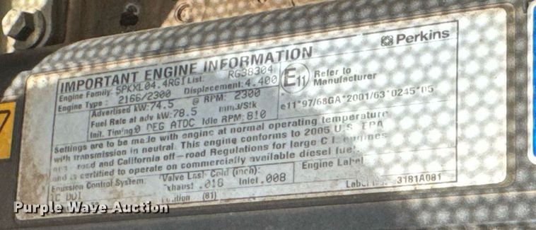 image for item DU9261 2005 ASV Posi-Track RC100 tracked skid steer loader