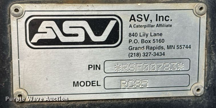 image for item DU9262 2006 ASV Posi-Track RC85 tracked skid steer loader