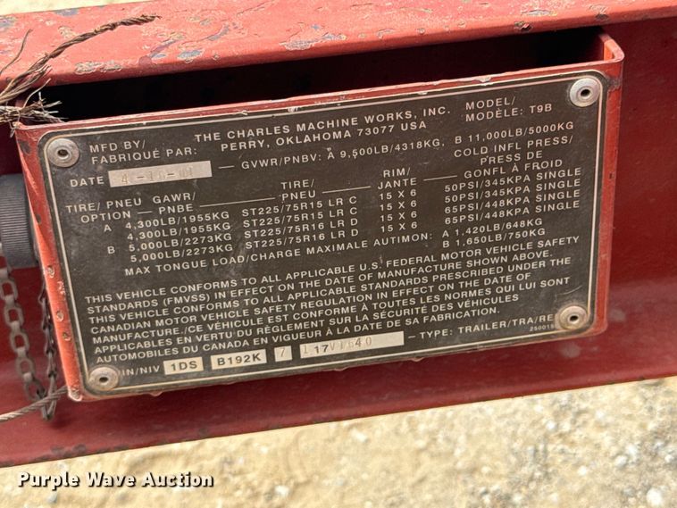 image for item DU9265 2001 Ditch Witch JT520 directional boring unit