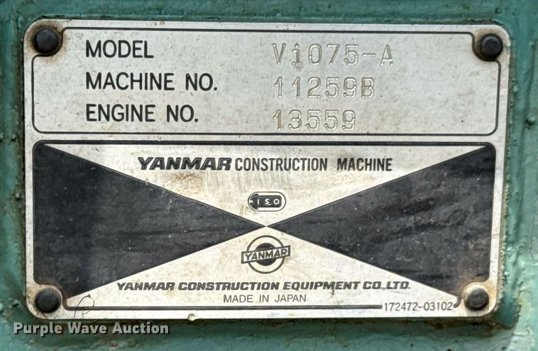 image for item DU9266 2005 Yanmar VIO75-A mini excavator
