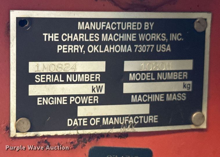 image for item DU9269 Ditch Witch 1020H trencher