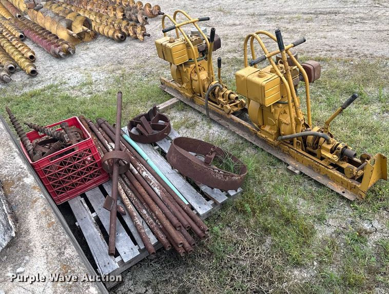 image for item DU9272 (2) Construction Machinery WED-3 horizontal drills