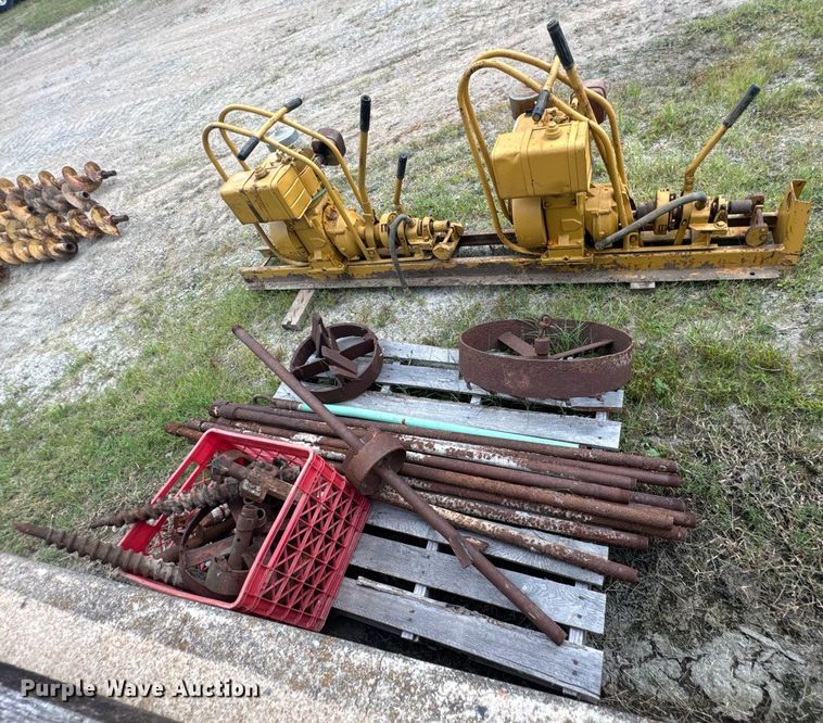 image for item DU9272 (2) Construction Machinery WED-3 horizontal drills
