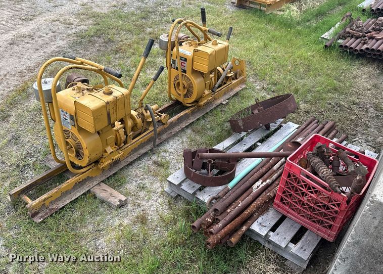 image for item DU9272 (2) Construction Machinery WED-3 horizontal drills