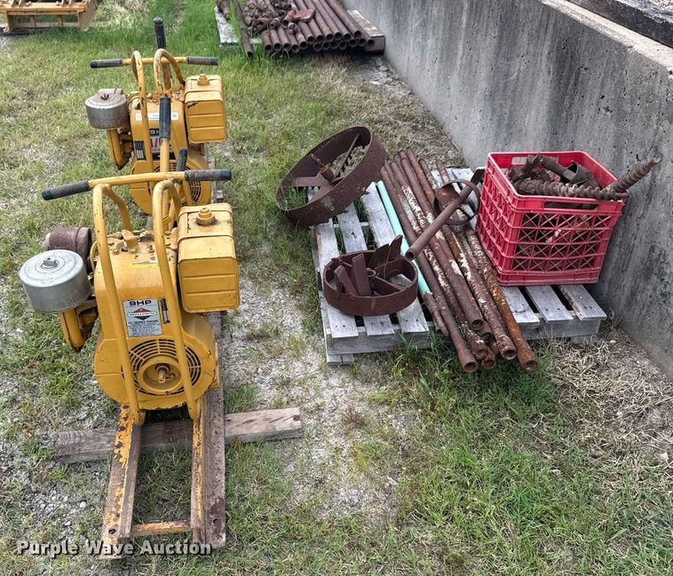 image for item DU9272 (2) Construction Machinery WED-3 horizontal drills