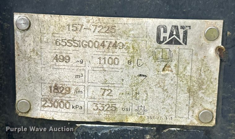 image for item DU9280 Bobcat 157-7225 skid steer grapple bucket