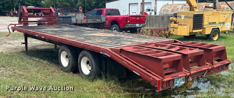image for item DU9290 1998 Shop built equipment trailer