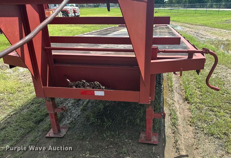 image for item DU9290 1998 Shop built equipment trailer