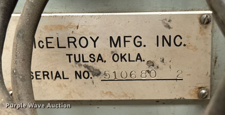 image for item DU9295 McElroy pipe fusion machine