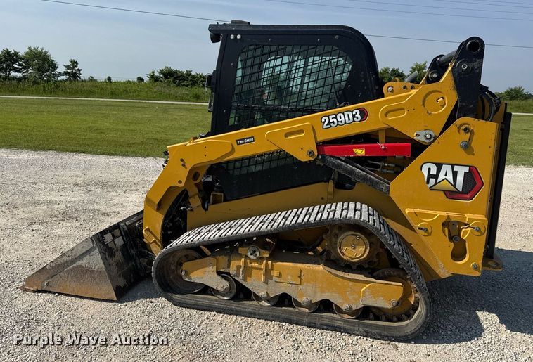 image for item DV4171 2024 Caterpillar 259D3 tracked skid steer loader