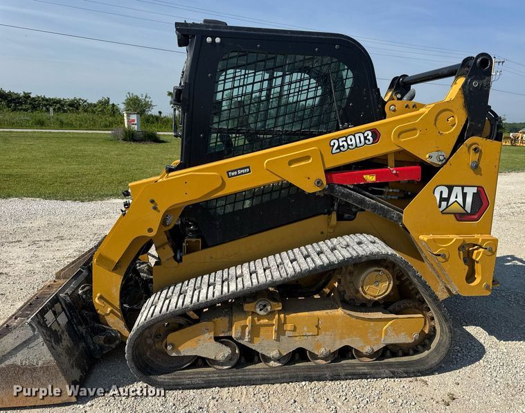 image for item DV4171 2024 Caterpillar 259D3 tracked skid steer loader