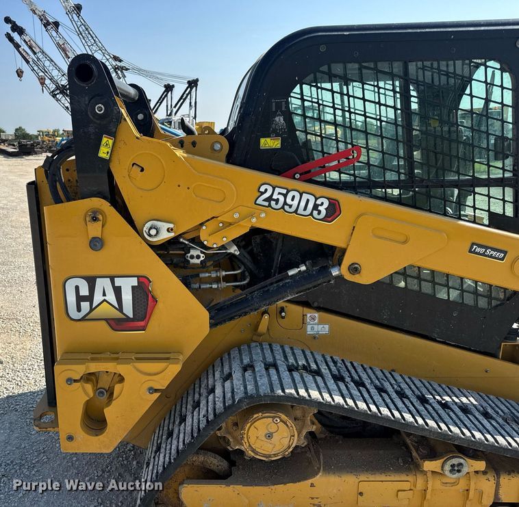 image for item DV4171 2024 Caterpillar 259D3 tracked skid steer loader