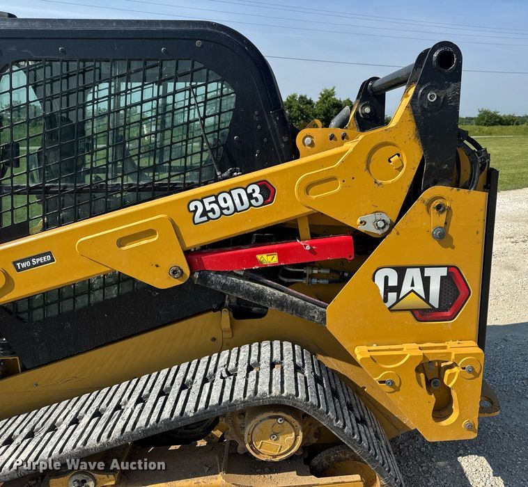image for item DV4171 2024 Caterpillar 259D3 tracked skid steer loader