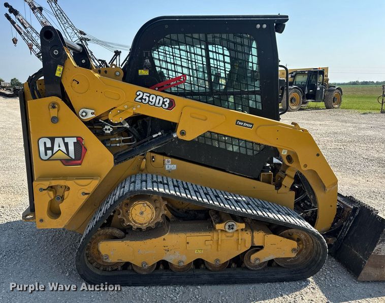 image for item DV4171 2024 Caterpillar 259D3 tracked skid steer loader