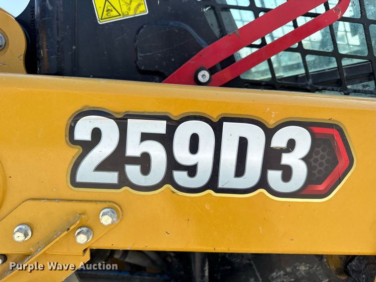 image for item DV4171 2024 Caterpillar 259D3 tracked skid steer loader