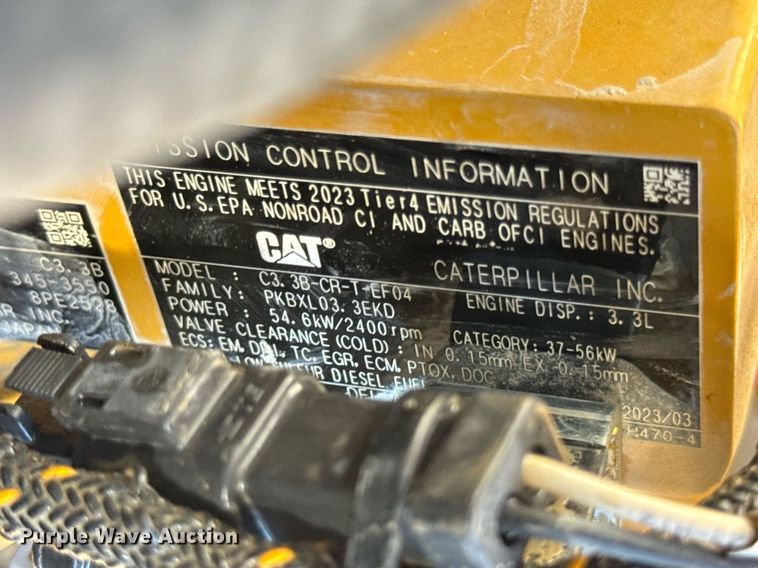 image for item DV4171 2024 Caterpillar 259D3 tracked skid steer loader