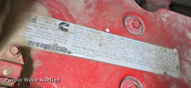 image for item DW7082 2009 Ford  F750 Super Duty XLT hydrovac truck