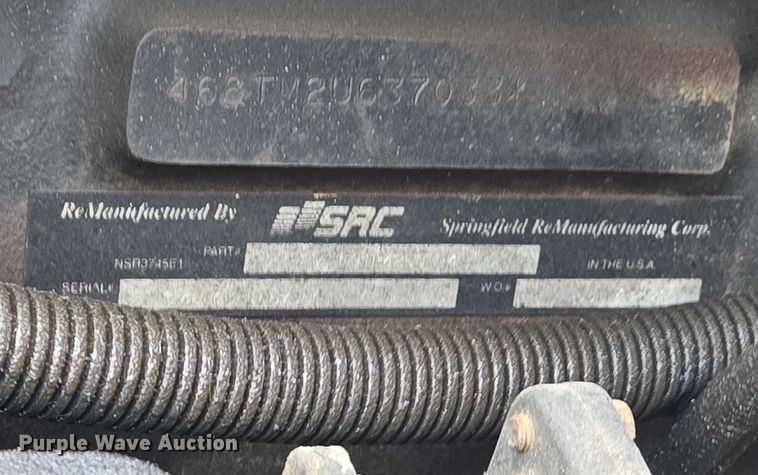 image for item DW7083 1993 International  4900  box truck