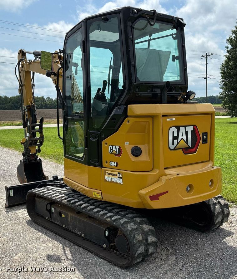 image for item DW7120 2023 Caterpillar 304 mini excavator