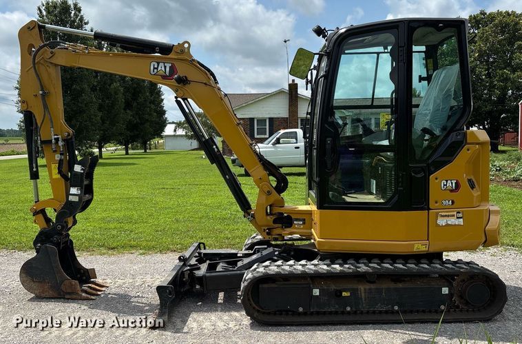 image for item DW7120 2023 Caterpillar 304 mini excavator