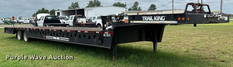 image for item DW7128 2007 Trail King drop deck hydraulic tail equipment trailer