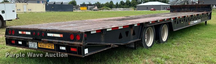 image for item DW7128 2007 Trail King drop deck hydraulic tail equipment trailer