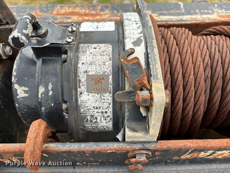 image for item DW7128 2007 Trail King drop deck hydraulic tail equipment trailer