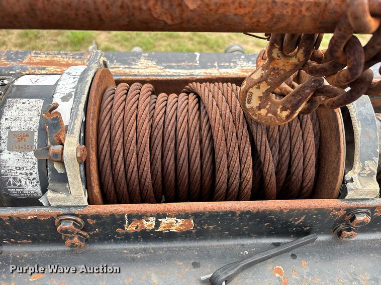 image for item DW7128 2007 Trail King drop deck hydraulic tail equipment trailer