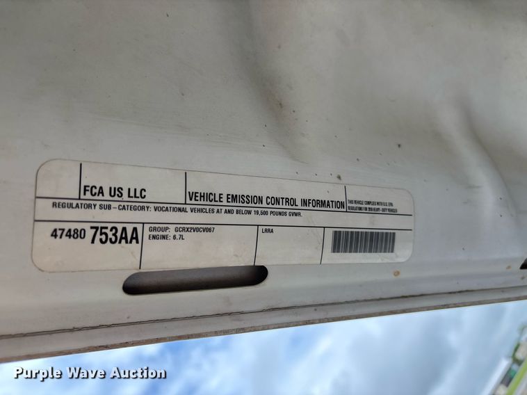 image for item DW7131 2016 Dodge Ram 3500 Crew Cab utility bed pickup truck