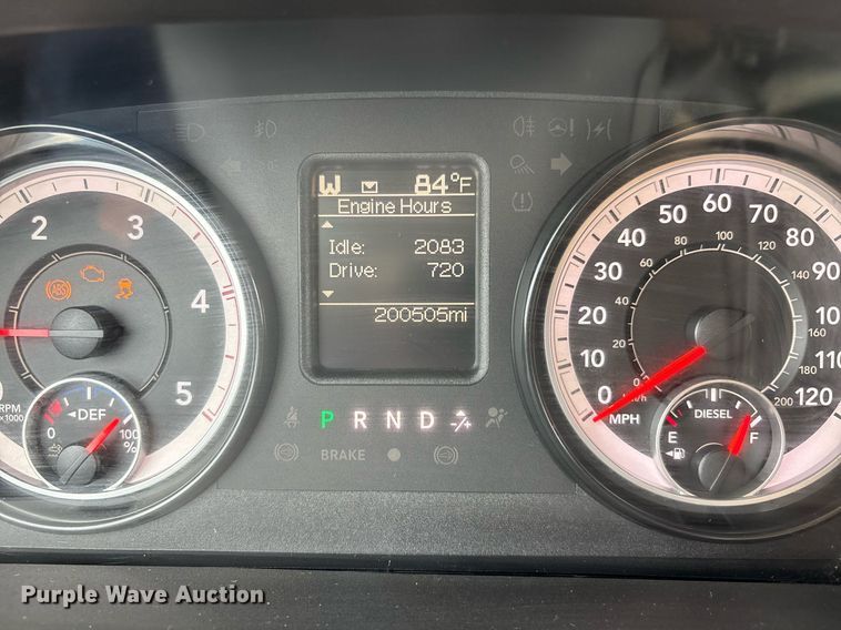 image for item DW7136 2018 Dodge Ram 3500 Crew Cab utility bed pickup truck