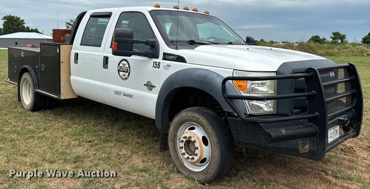 image for item DW7138 2012 Ford F550 Super Duty XL Crew Cab utility / service truck