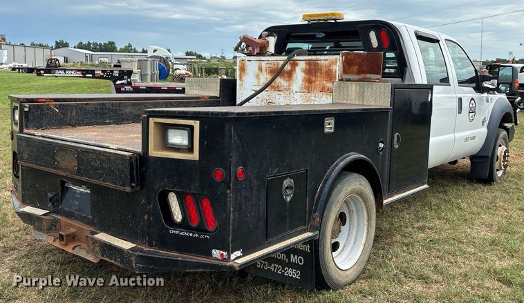 image for item DW7138 2012 Ford F550 Super Duty XL Crew Cab utility / service truck