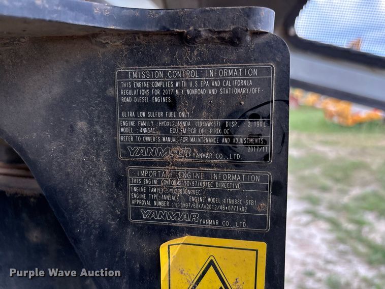 image for item DW7142 2018 Takeuchi TB240 mini excavator