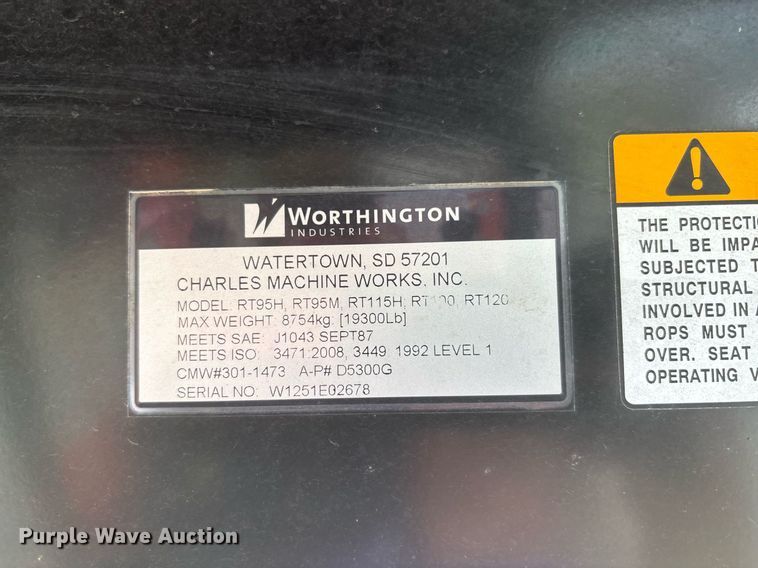 image for item DW7147 2015 Ditch Witch RT100 trencher